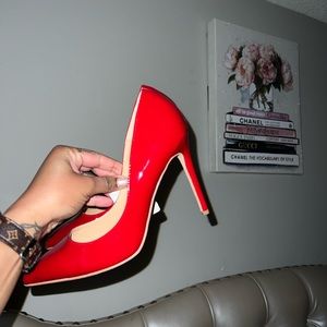 Steve Madden red heels